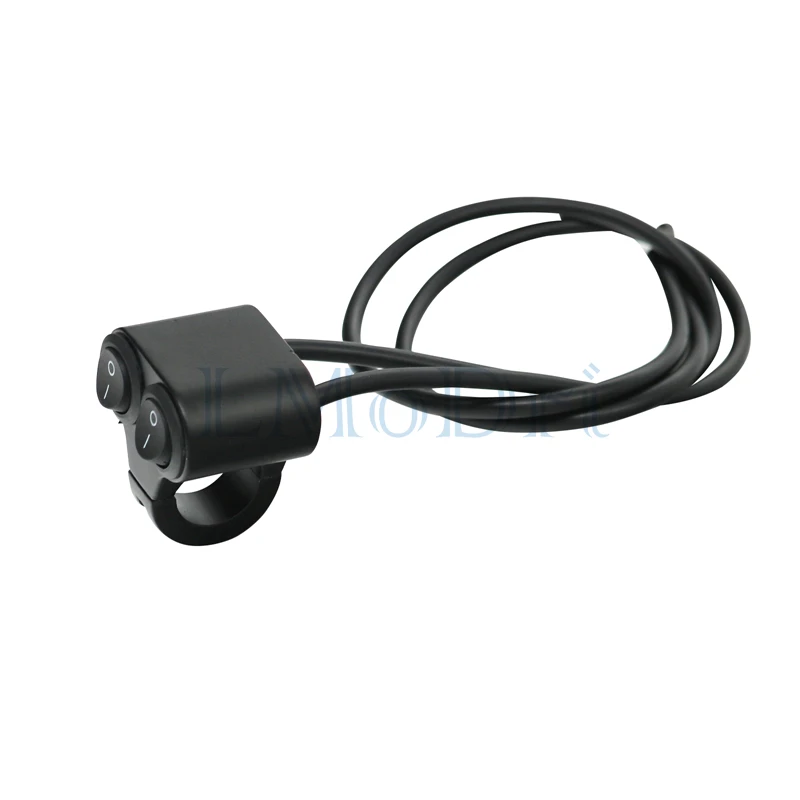 LMoDri 12V Мотоцикл ATV Руль двойной кнопочный переключатель 7/" мотоцикл ремонт головной светильник аварийный тормоз противотуманный светильник переключатели 2 выбор