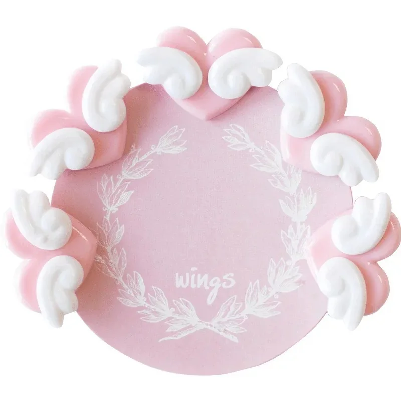 3 шт. Kawaii Love Wings розовый зажим с сердечками для изготовления фотографий DIY