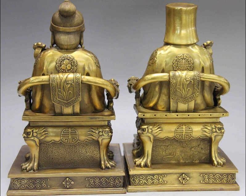 China Folk Pure Brass Copper Seat Tu Depo JI Cong Earth Of God Mother Buddha | Дом и сад