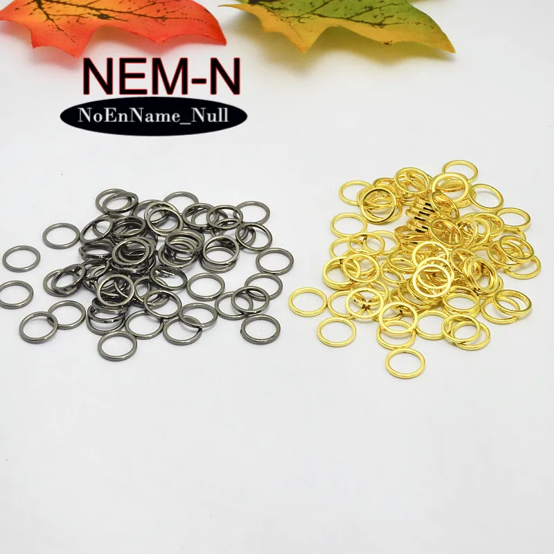 20 шт./лот NEM-N 8*1 мм медные бесшовные круглые кольца бусина-подвеска очаровательные
