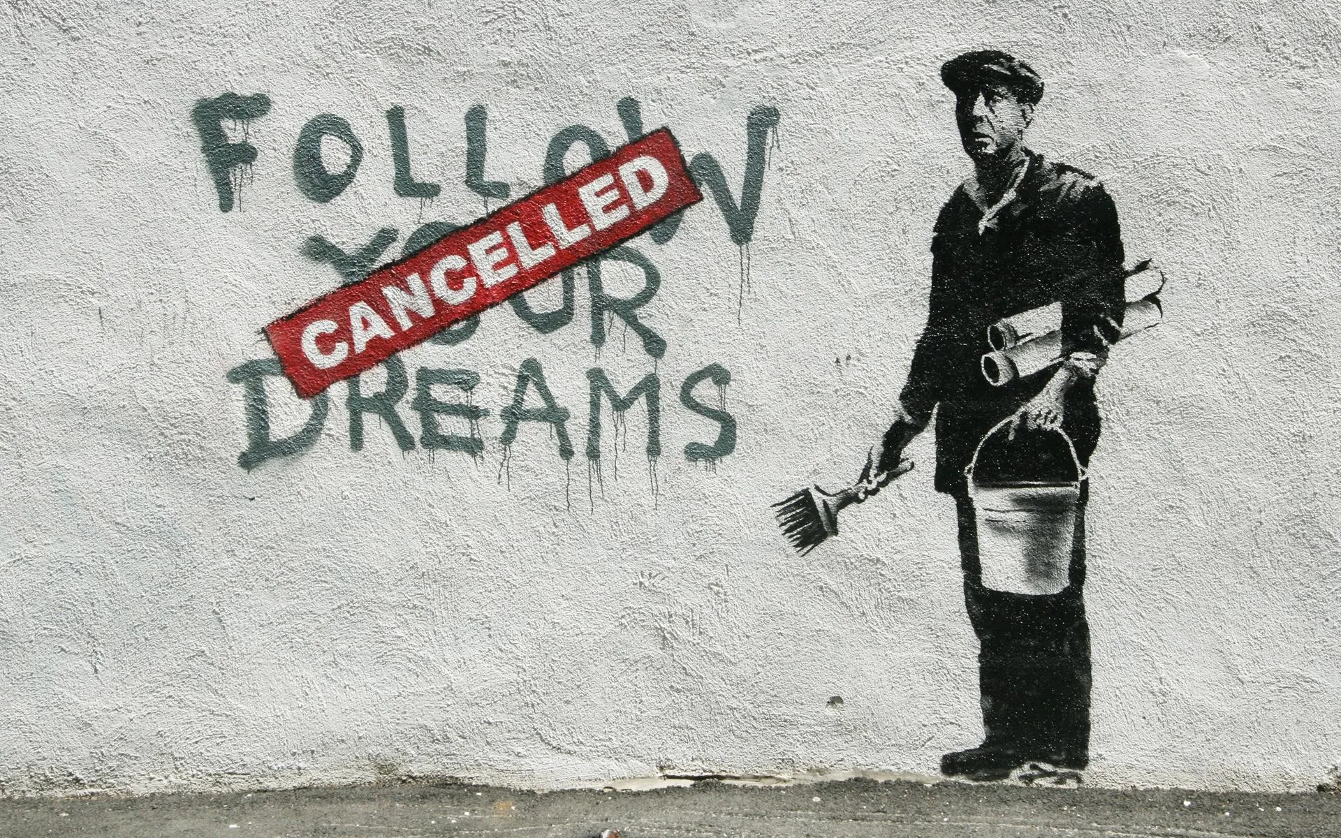 Banksy Art Wall Painting Canvas Pictures for Living Room Home Decor Street Garffiti Music Dance Modern Prints | Дом и сад