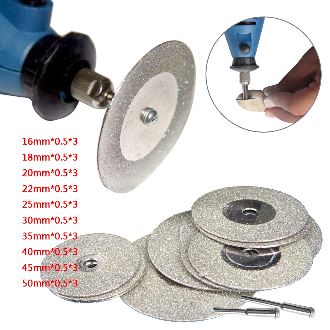 Алмазный шлифовальный диск абразивные диски с 2X соединительным хвостовиком для