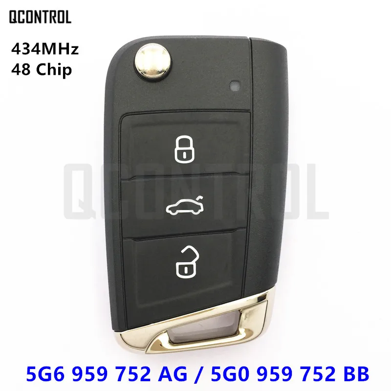 Qcontrol удаленный ключевой 5G6 959 752 AG/5G6959752AG для VW/Volkswagen MQB Golf VII 7 MK7 автомобиля 5G0959752BB 5G0