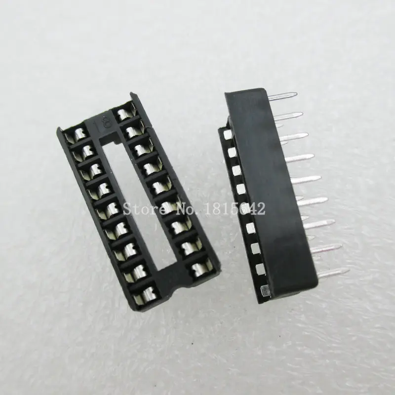 20 шт./лот 18 контактный DIP SIP IC адаптер Тип припоя узкая ic розетка|ic socket|socket adaptorsocket |
