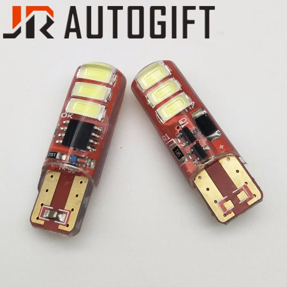 Стайлинг автомобиля 50 шт./лот T10 W5W 6 SMD 5730 Светодиодная автомобильная лампа