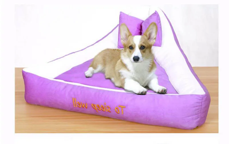 Pet Питомник Съемная круглая корона стиль четыре сезона ПЭТ коврик пластиковые контейнеры для тату собака домик для кошки Щенок Котенок диван теплая подушка