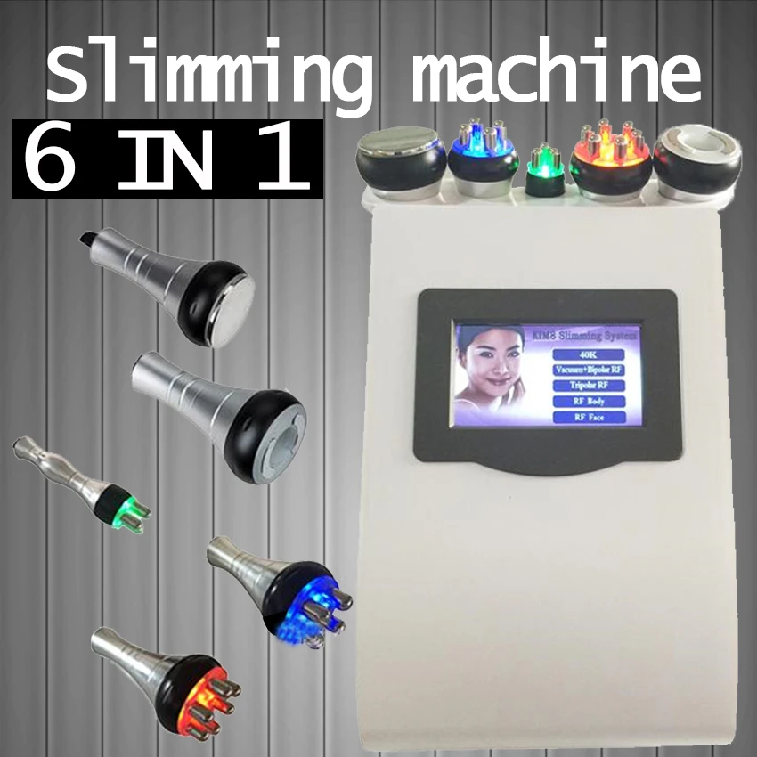 

New Promotion !!! 40K Ultrasonic Lipo Suction Cavitation Slimming Machine Tripolar Sixpolar Bipolar Vacuum RF Machine CE DHL