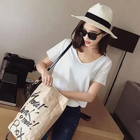 M L XL XXL Размер для 40 65 кг/88 143lb новые модные летние топы с короткими рукавами
