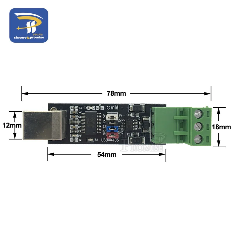 USB 2,0 к ttl RS485 последовательный конвертер адаптер FTDI модуль FT232RL Двойная функция защиты ttl поворот RS-485 MAX485 модуль