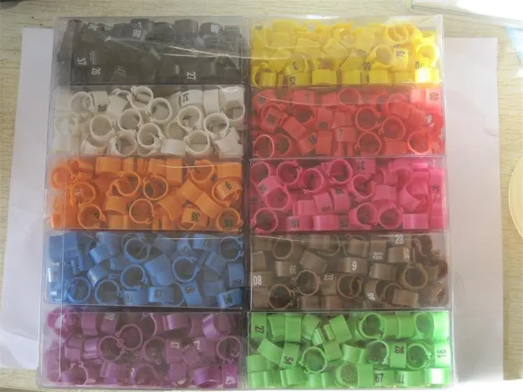 100 шт. внутренняя 12 мм ножка птицы голубь попугаи кольца для птенцов 1