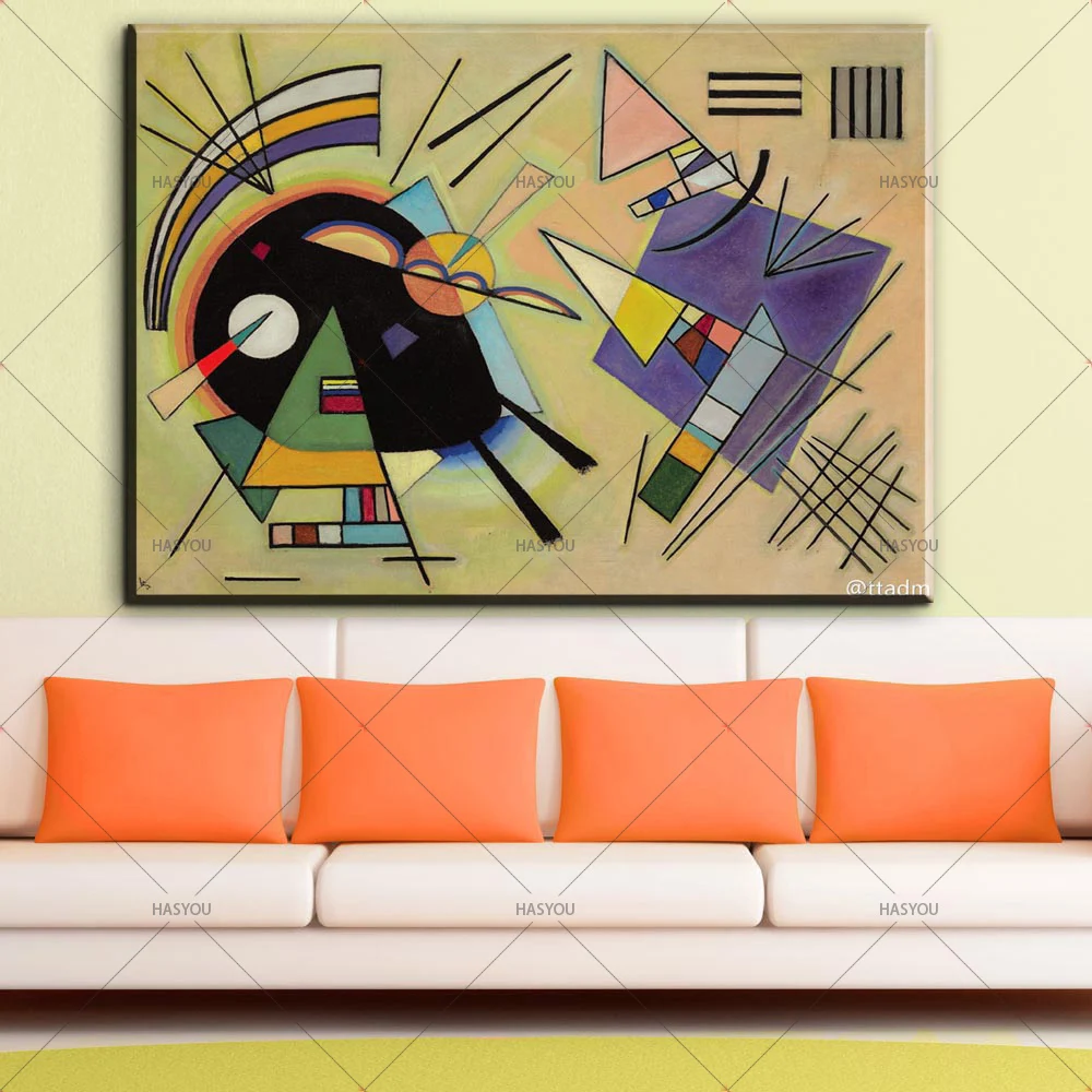 Wassily Kandinsky абстрактные современные настенные картины для гостиной офиса домашний