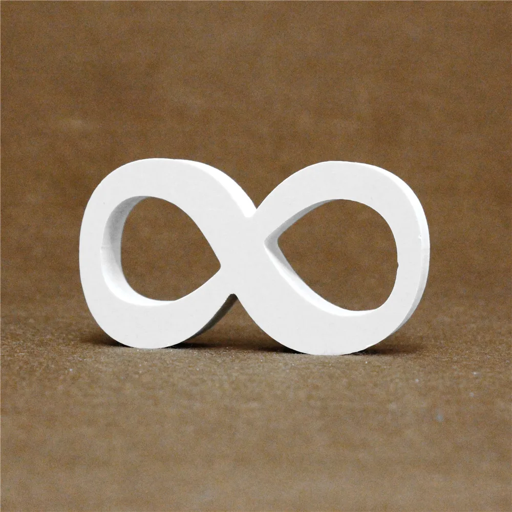 Diy Freestanding thick 15MM Wood Wooden Letters White Alphabet Wedding Birthday Party Home Decorations Personalised Name Design