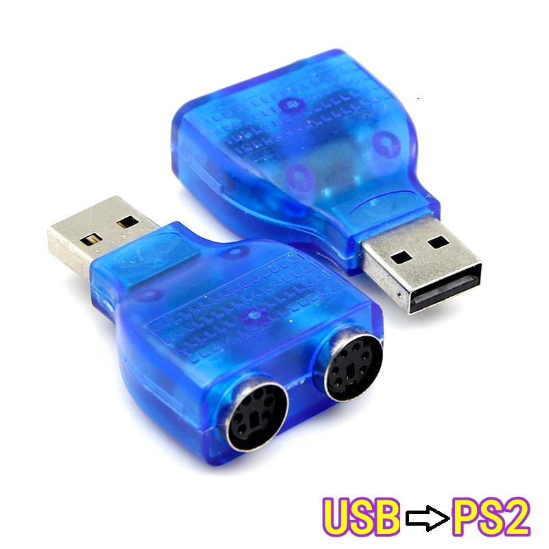 Высококачественный конвертер USB в PS2 1 шт. адаптер Dual для мыши клавиатуры ПК