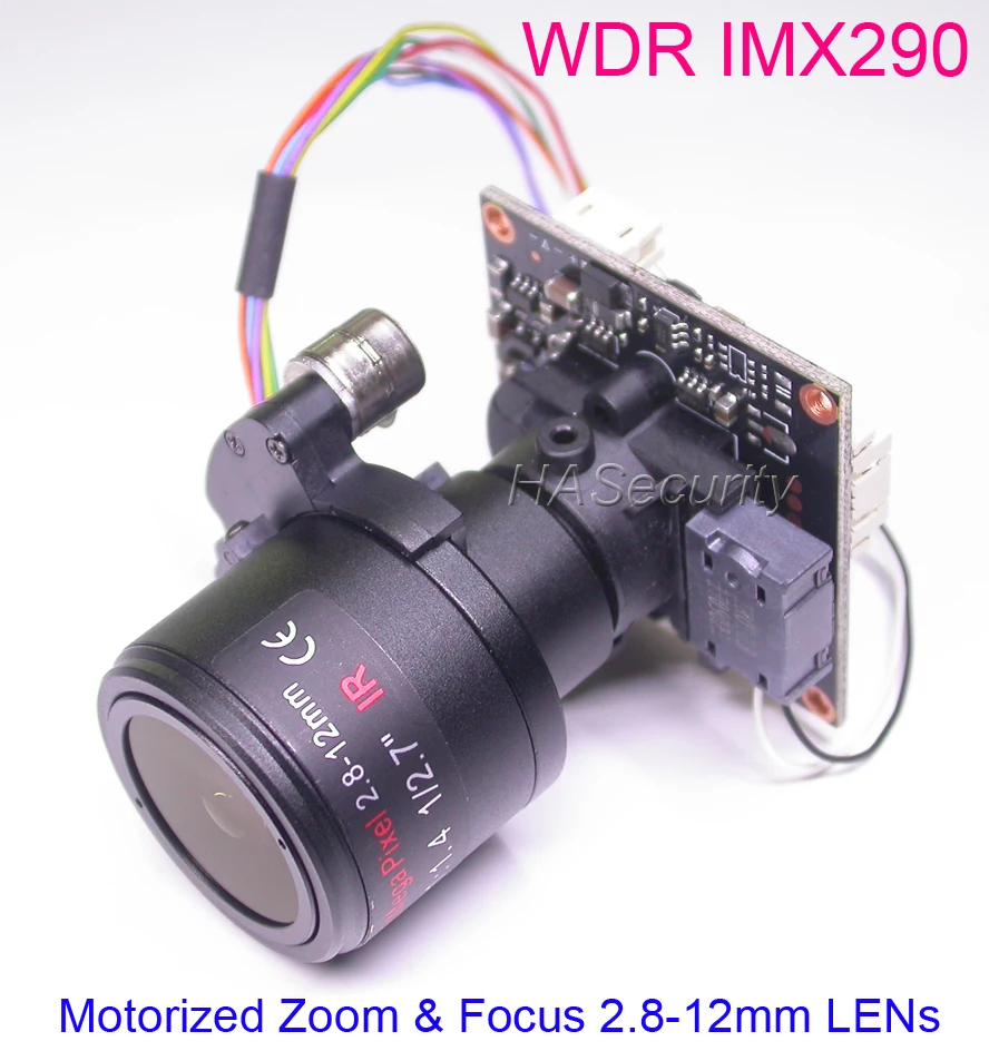 Камера видеонаблюдения Sony Exmor STARVIS IMX290 NVP2450 моторизованный объектив 2 8 12 мм с зумом