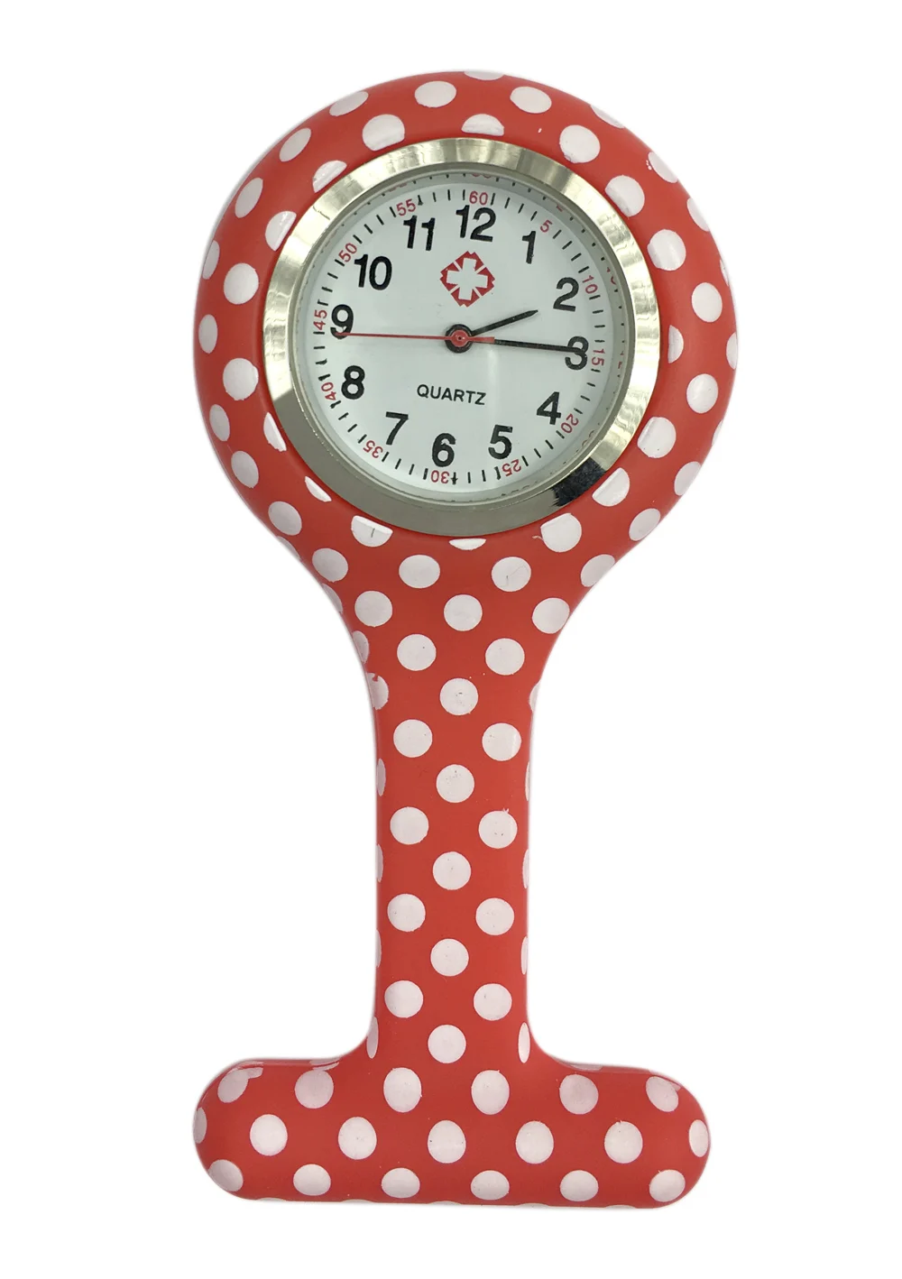 5 шт./комплект силиконовые часы с круглым зажимом|silicone nurse|medical watchfob watch |
