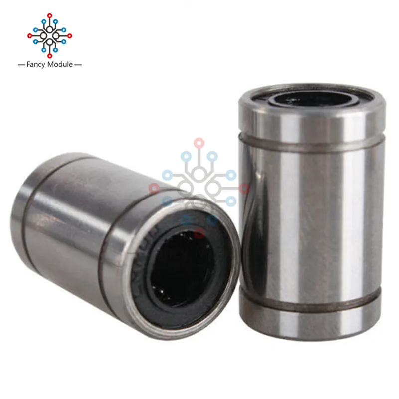 5PCS LM8UU Ball Bearings 8mm Bushing 3D Printers Parts Rail Linear Long Rod Shaft Part 8mm*15mm*24mm Aluminum Bush | Инструменты