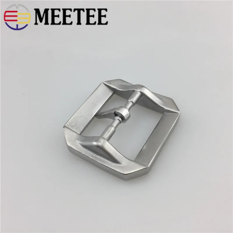 Men Stainless Steel Belt Buckles Metal Pin Buckle For 38-39mm Head DIY Leather Craft Jeans Accessories | Дом и сад