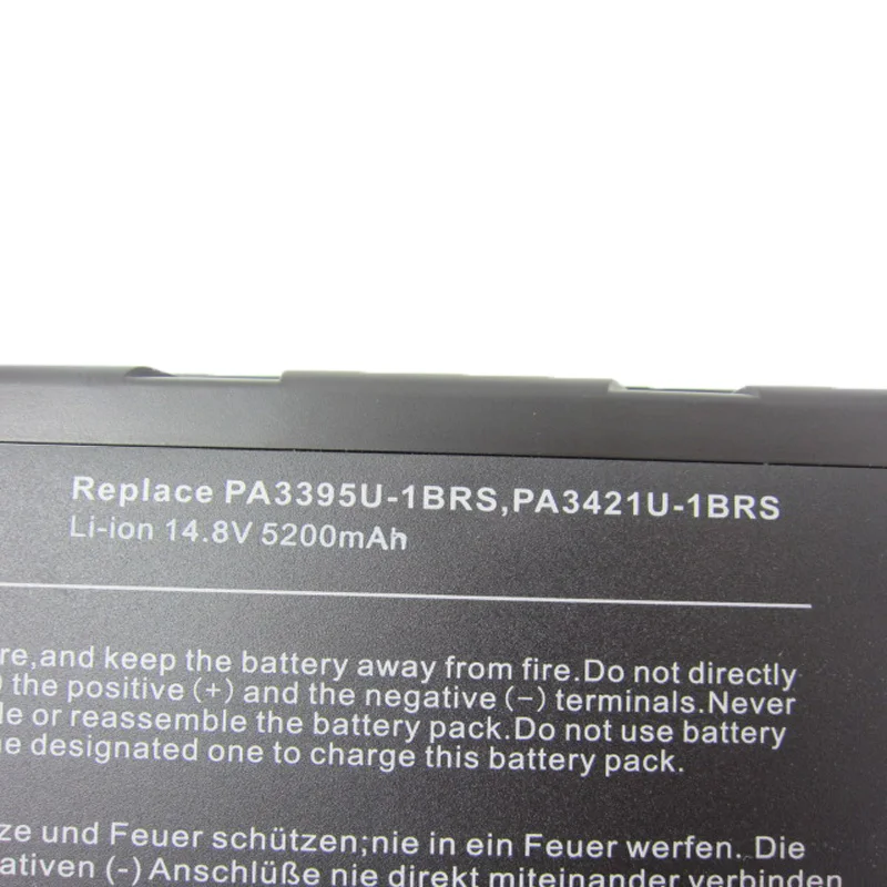 HSW 5200 мАч 8 ячеек Новая замена батареи ноутбука для TOSHIBA PA3395U 1BRS PA3421U M30X 104 M35X S349 M40X 299