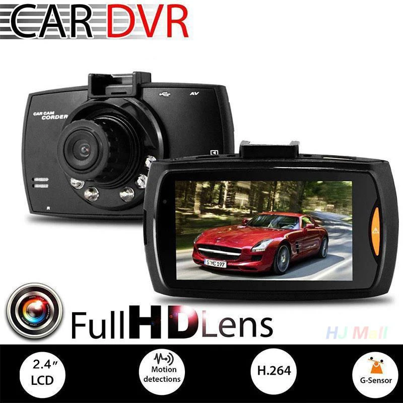 Vehemo 720P HD 2 4 дюймов LCD автомобильная камера видеорегистратор ночного видения g