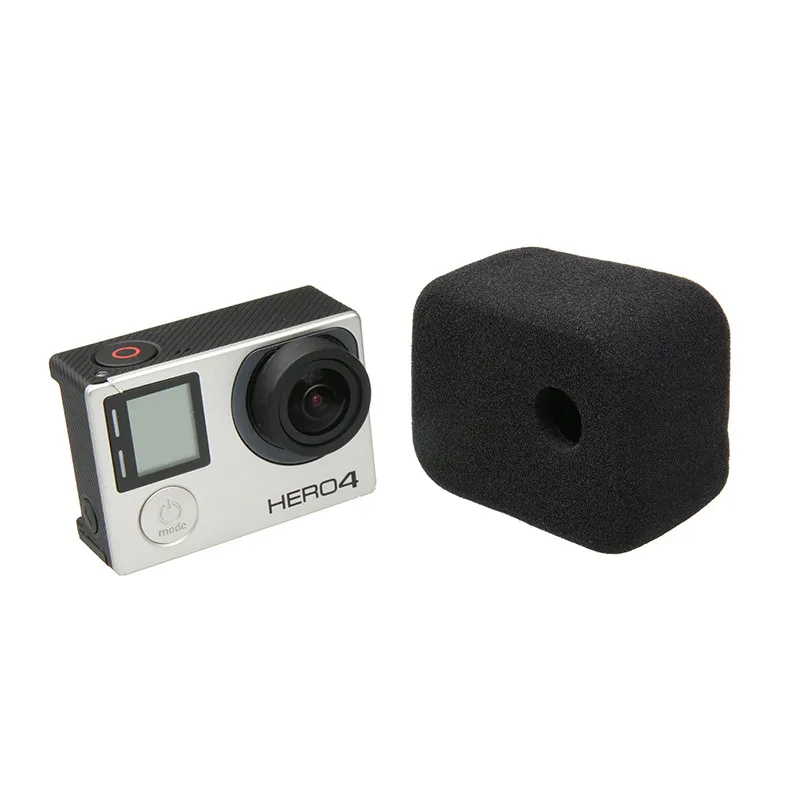 Поролоновая губчатая крышка ветрового стекла для Gopro Hero 4/3/3 + камера|for gopro hero|camera