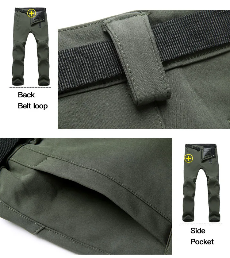 Для мужчин женщин зимние теплые флисовые Softshell пеший Туризм Спортивные Легинсы Winproof лыжный мотобрюки спортивные Восхождение Лыжный спорт длинные