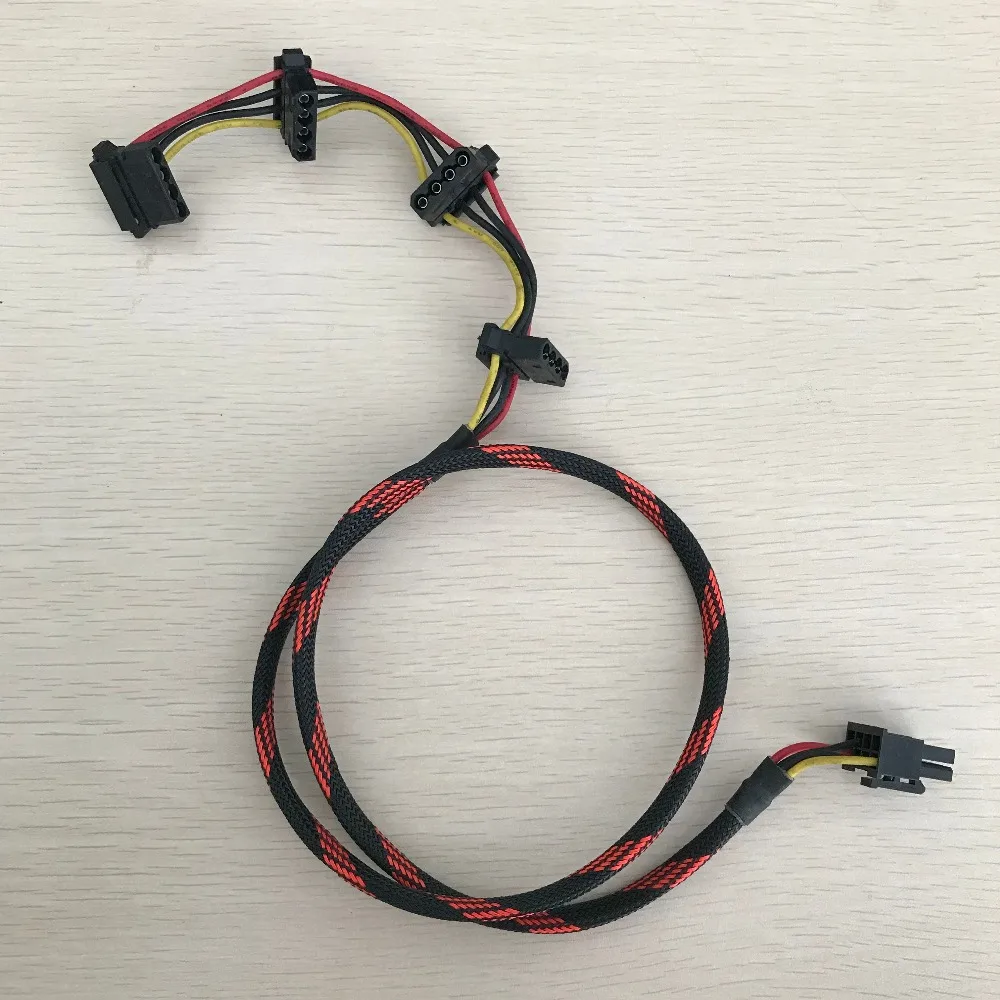 IDE Molex кабель питания Tt TR2 RX 850 Вт ATX MOD 8Pin до 4Pin 18AWG провод нейлоновая сеть всего 80 см