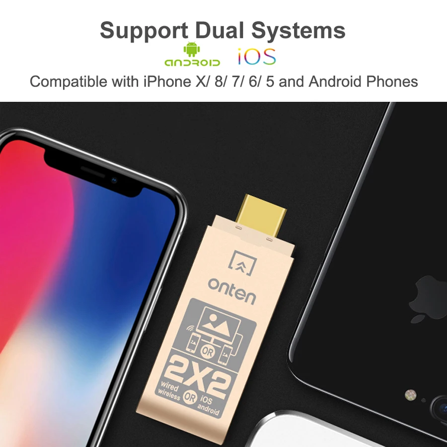 4 в 1 беспроводной HDMI адаптер двойная система Двойной режим телефон к HD tv дисплей