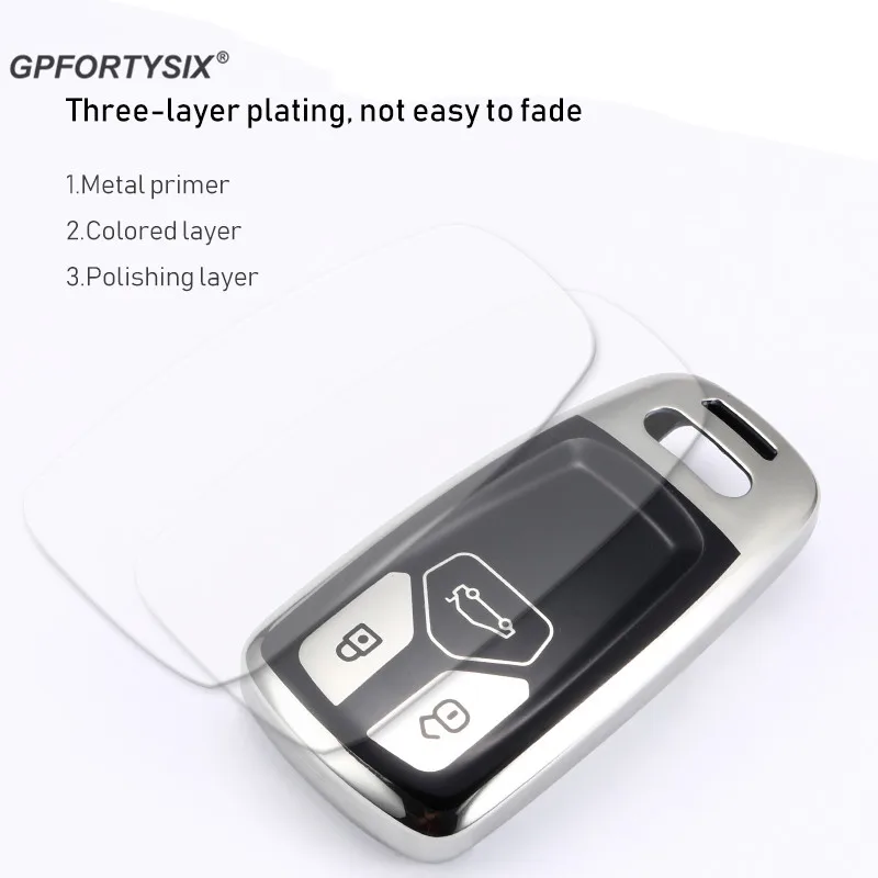 Пленка с полным покрытием ТПУ мягкий чехол держатель для ключа брелка AUDI A4 B9 Q5 Q7 TT