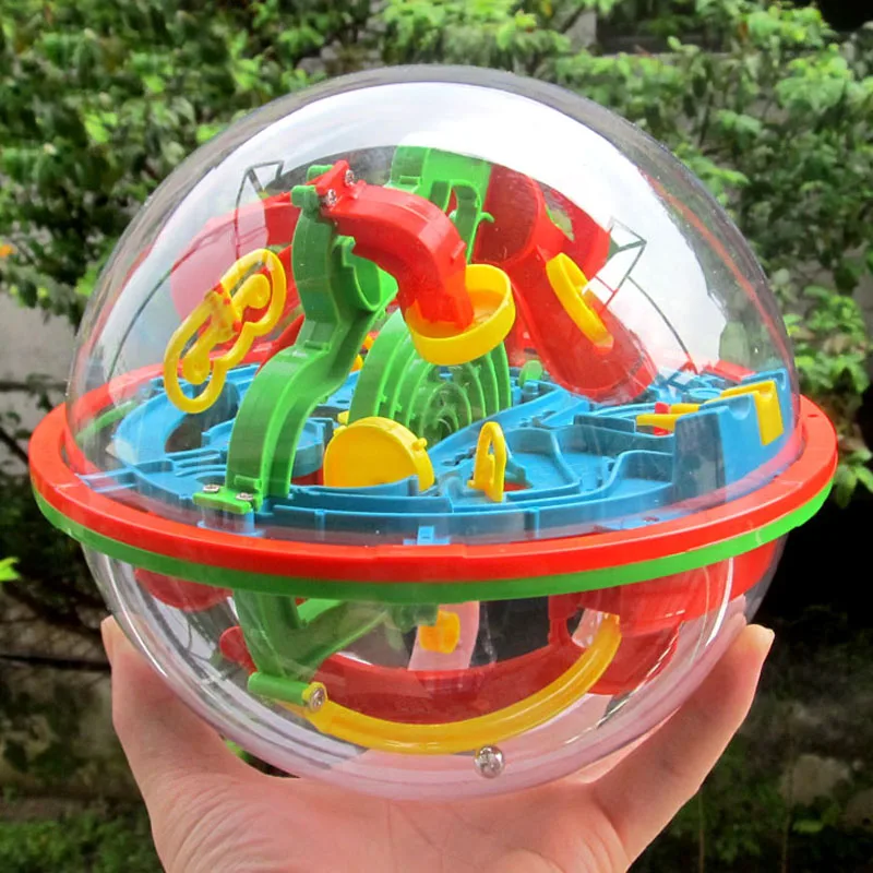 New 3D Magic Intellect Puzzle Maze Ball Brain Teaser Game Educations for Kids IQ Training Logical Children Toy | Игрушки и хобби