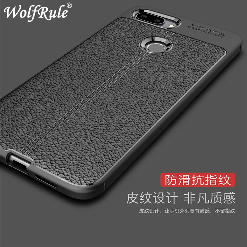 Чехол Xiaomi Mi 8 Lite противоударный роскошный кожаный мягкий чехол из ТПУ для 8x / mi
