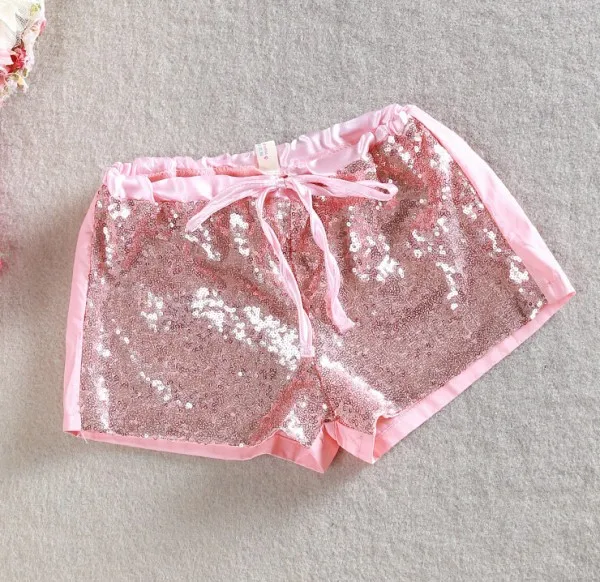 Летние яркие детские шорты для девочек шикарные короткие брюки спортивные с