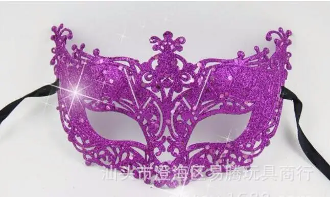 

50 pieces luxury diamond princess mask sexy hollow Venetian mask