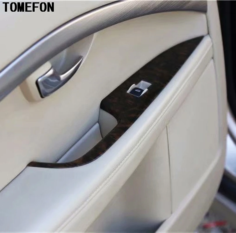 TOMEFON для Volvo S80 2009 до 2011 ABS специальная краска из углеродного волокна интерьерная