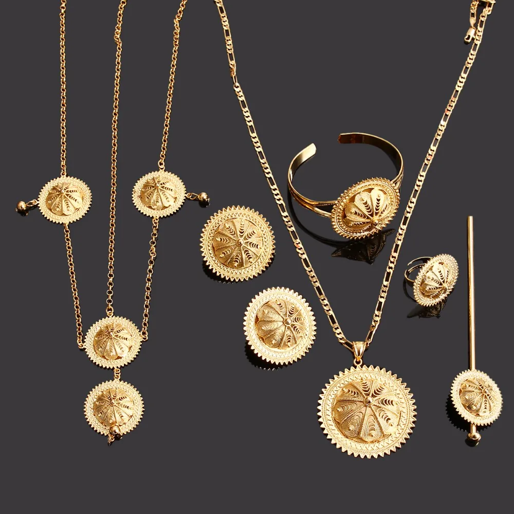 Bangrui новые ювелирные изделия из эфира желтого цвета кулон ожерелье серьги кольцо