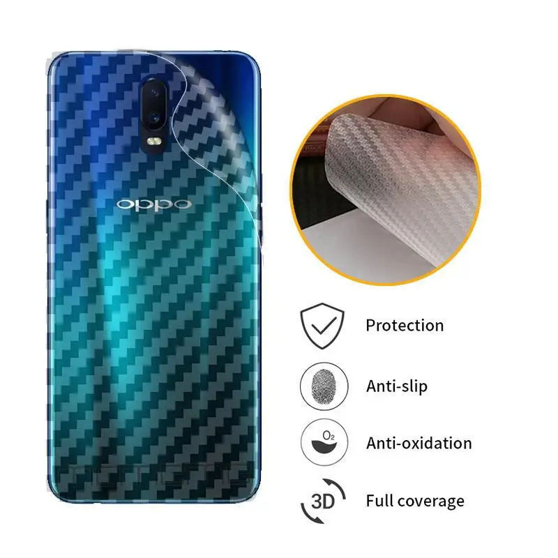 3D защитная пленка из углеродного волокна для OPPO Reno Z K1 R15X R17 Neo RX17 Pro Защитная задней