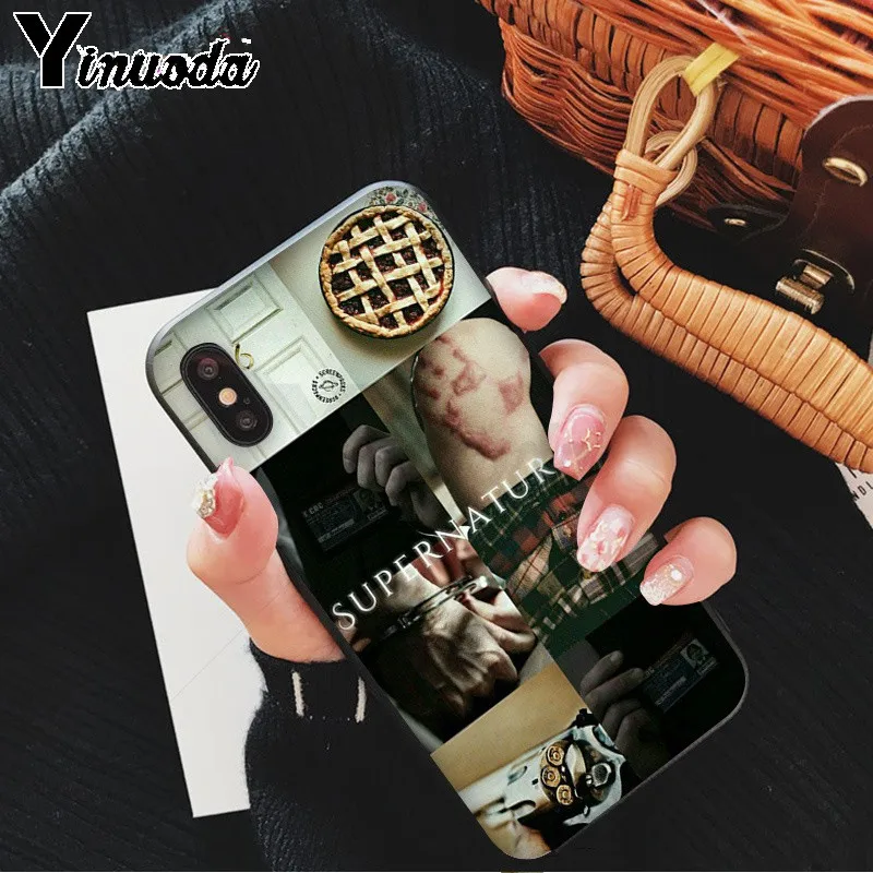Yinuoda Сверхъестественное SPN Jensen Ackles шаблон мягкий чехол для телефона из ТПУ iPhone 8 7 6S