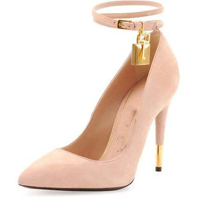 Модная обувь для подиума женская модная на высоком металлическом каблуке Zapatos De