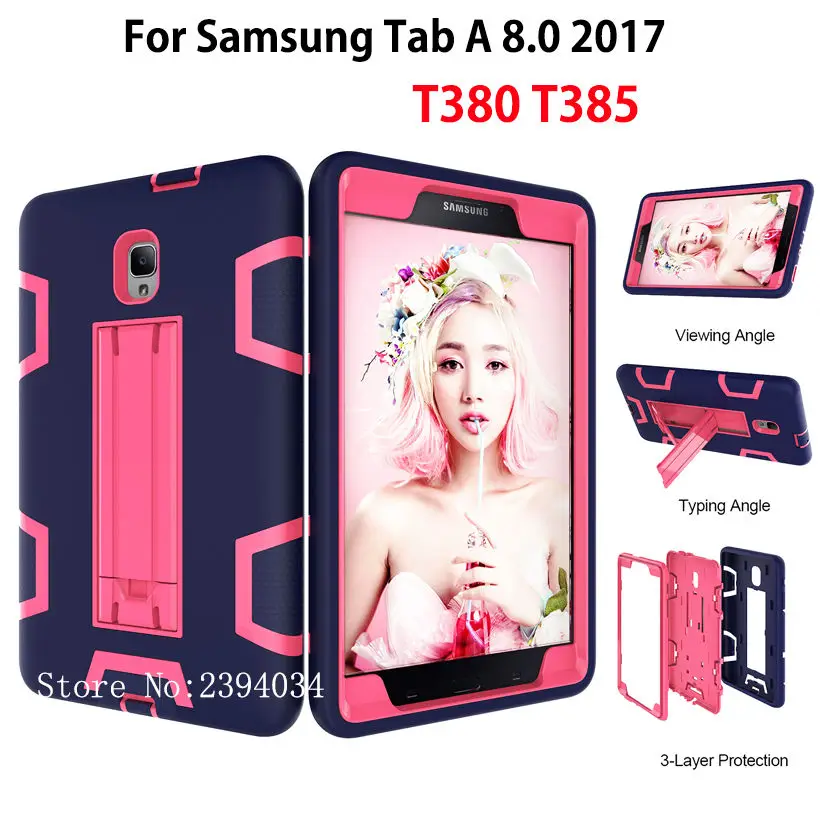 Чехол для Samsung Galaxy Tab A 8 0 T380 T385 2017 дюйма защитный противоударный чехол детей