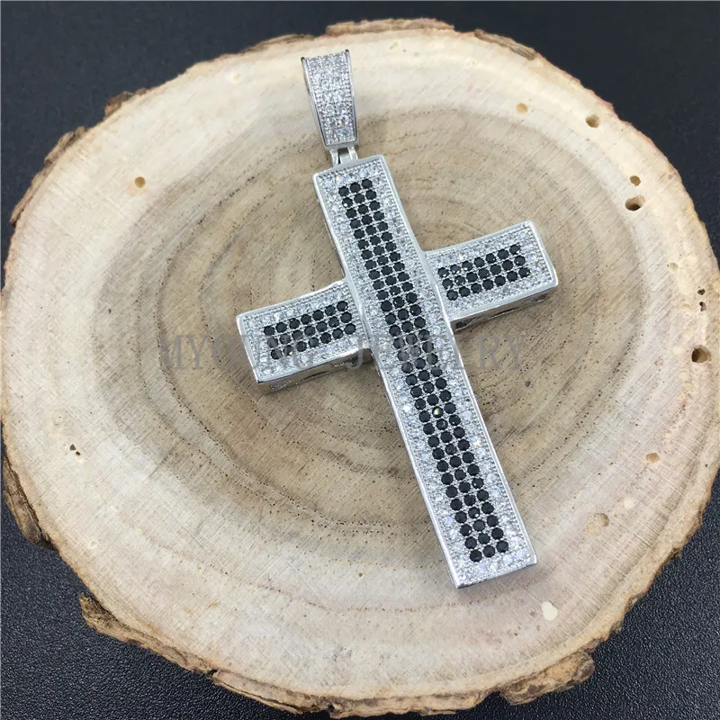 

MY0749 Micro Pave Zirconia Cross Pendant,Zircon Pave Charm,Cubic Silver Copper Pendant Findings With Zircon Pave Bail