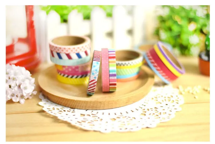 6 шт. 5 м Маскировка васи ленты DIY британский узор альбом декоративные Офис клейкой ленты наклейки канцелярские школьные 02457