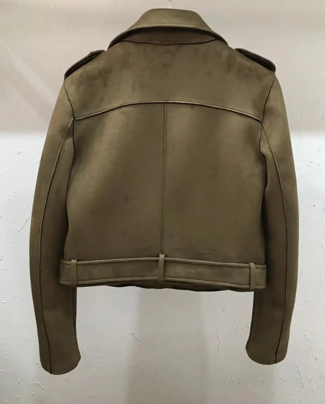 2020 Новое поступление Женские Осенние Зимние Замшевые Куртки из искусственной