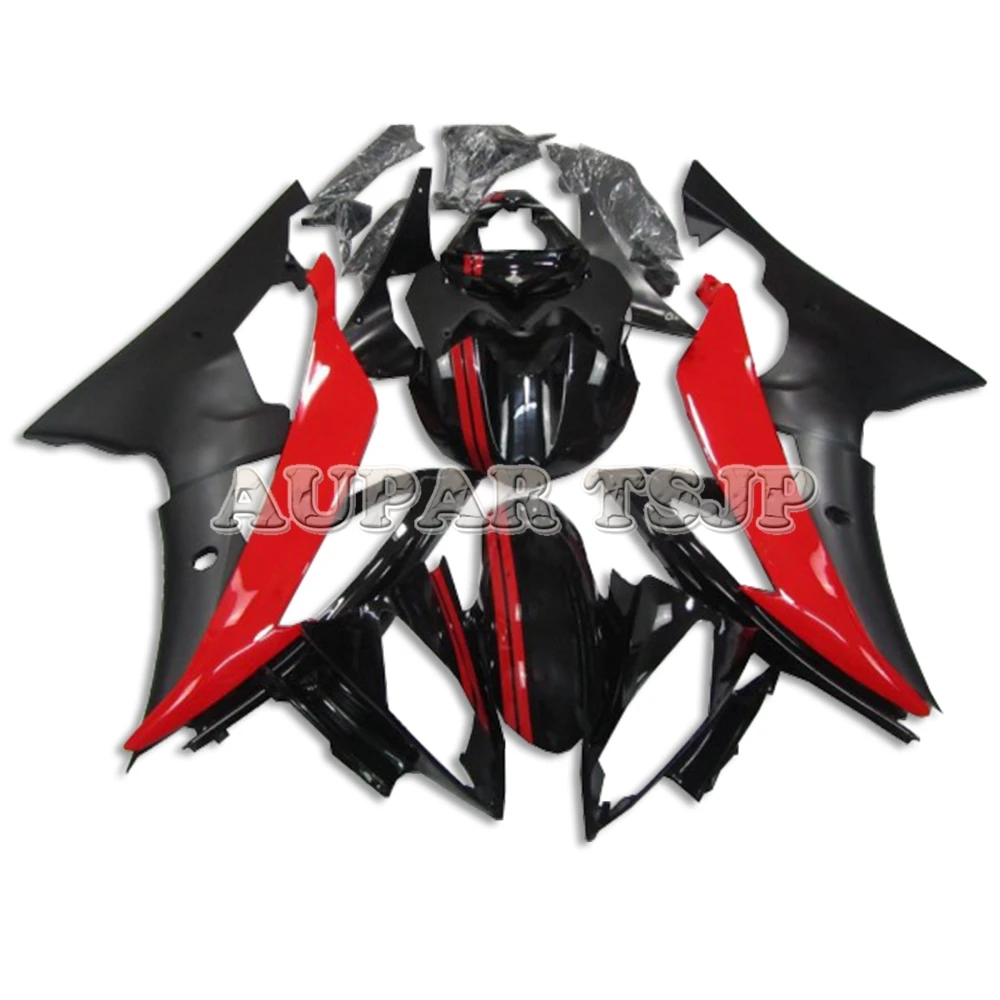 

Deep Red Black Fairings For Yamaha 2008 09 10 11 12 13 2014 15 2016 YZF-600 R6 ABS Injection Cowlings Plastic Bike Panels