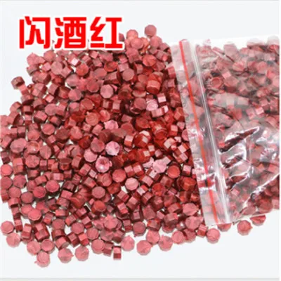 wine red 1625 шт./упак. Винтаж печать воск Краски уплотнения гранул DIY Подарочная коробка для свадебных приглашений офис бутылка для виноградного вина герметизирующий материал - Цвет: wine red