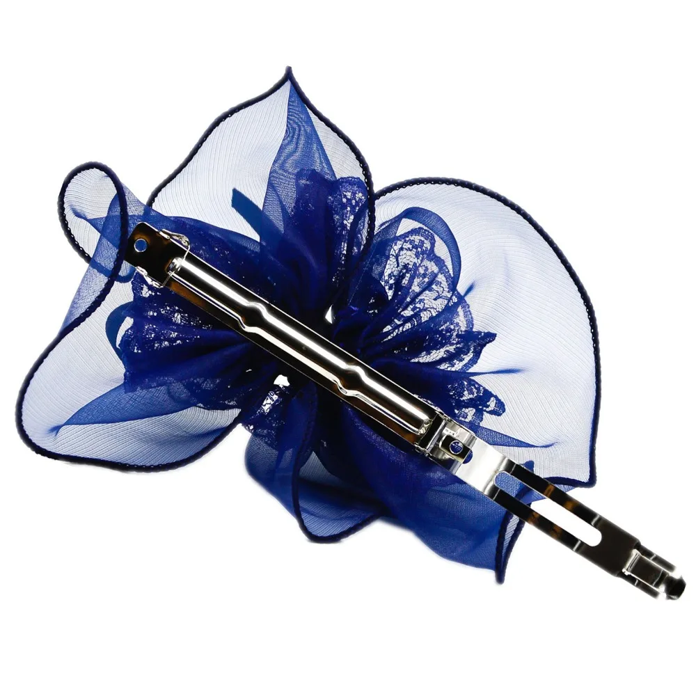 Заколки для волос с шелковой лентой и бантом женщин девочек 3 9 дюйма |