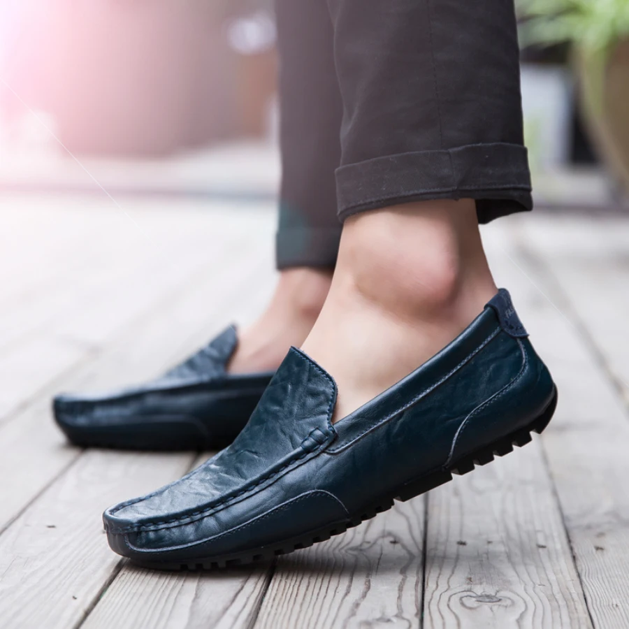 URBANFIND/мужские модные кожаные лоферы обувь без шнуровки размеры 38-44 дышащие