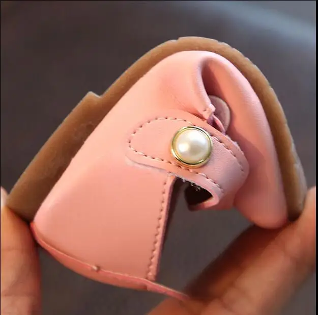 Для маленьких девочек тонкие весенние пункт обувь принцессы 0 1 2 3 лет для малышки