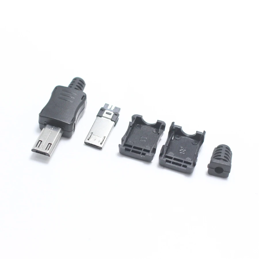 5 комплектов микро USB 5PIN сварочный Тип Штекерный разъем 4 в 1 зарядное устройство 5P