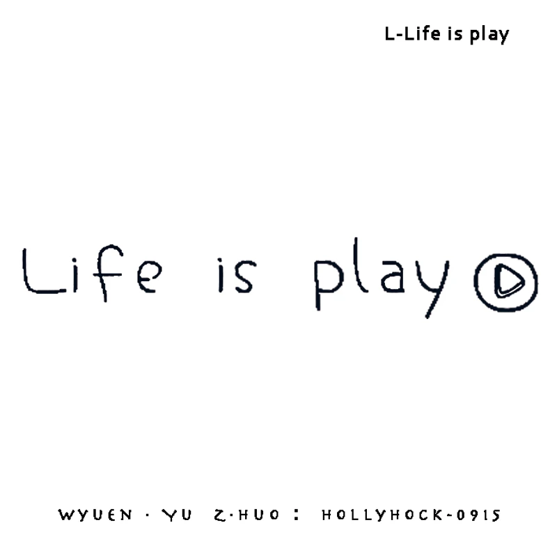 L life is play Новые слова татуировки наклейки водонепроницаемый вылечивание предложения временные фальшивые татуировки жизнь это игра для женщины и мужчины боди-арт - Цвет: L life is play