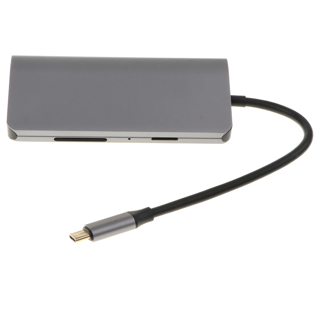 MagiDeal 8 в 1 type-C к HDMI USB кардридер PD концентратор адаптер для Macbook