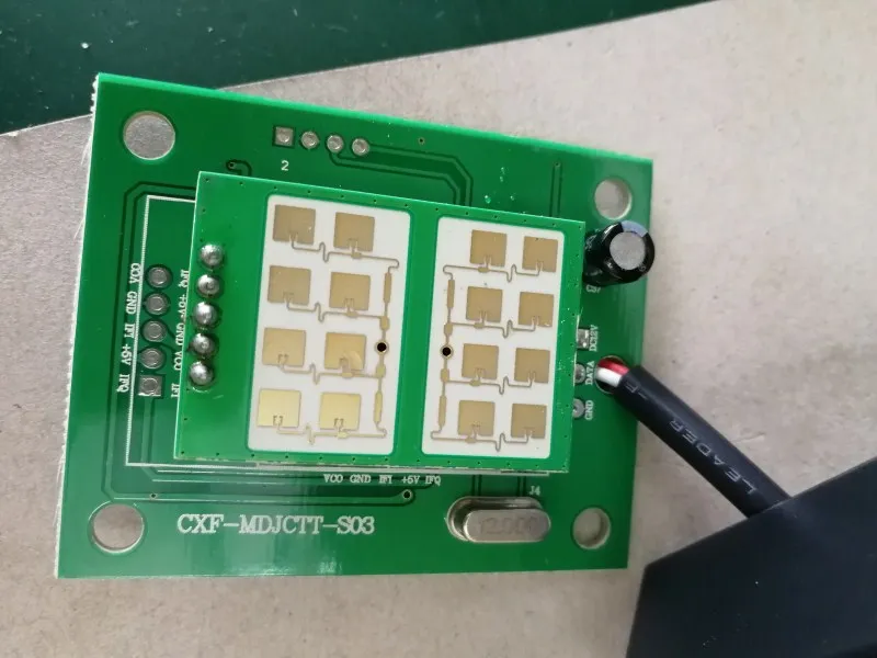 24G микроволновый радар датчик макетная плата автомобильная система мониторинга